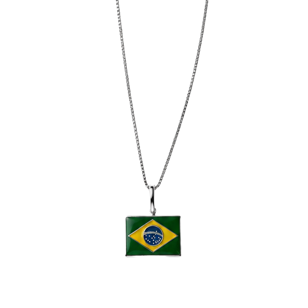 Pingente Pátria em Prata