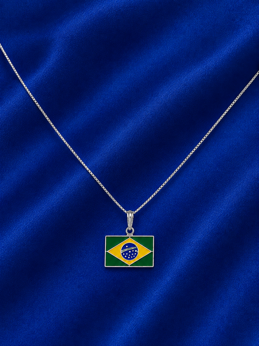 Pingente Pátria em Prata