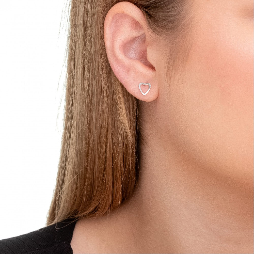 Brinco Coração Vazado