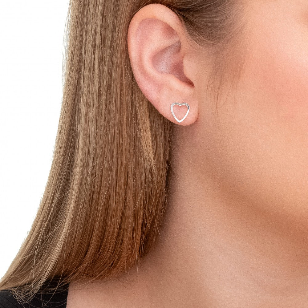 Brinco Coração Vazado