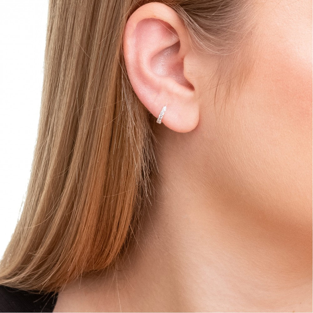 Brinco Argola Cravejada (P/M/G)