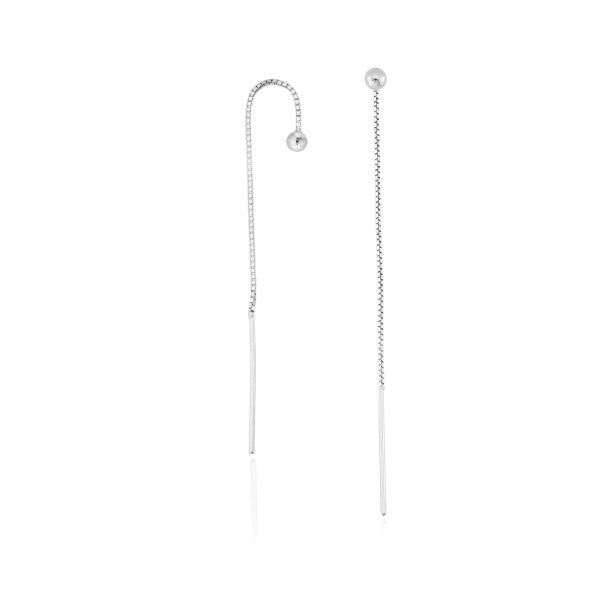 Brinco Corrente Bolinha