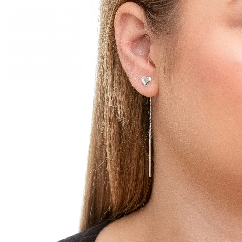 Brinco Corrente Coração