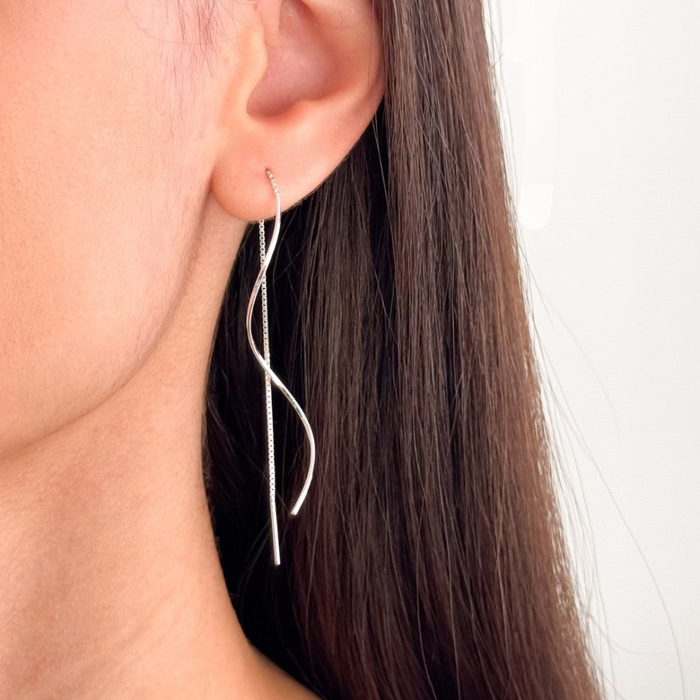 Brinco Corrente Fio Torcido