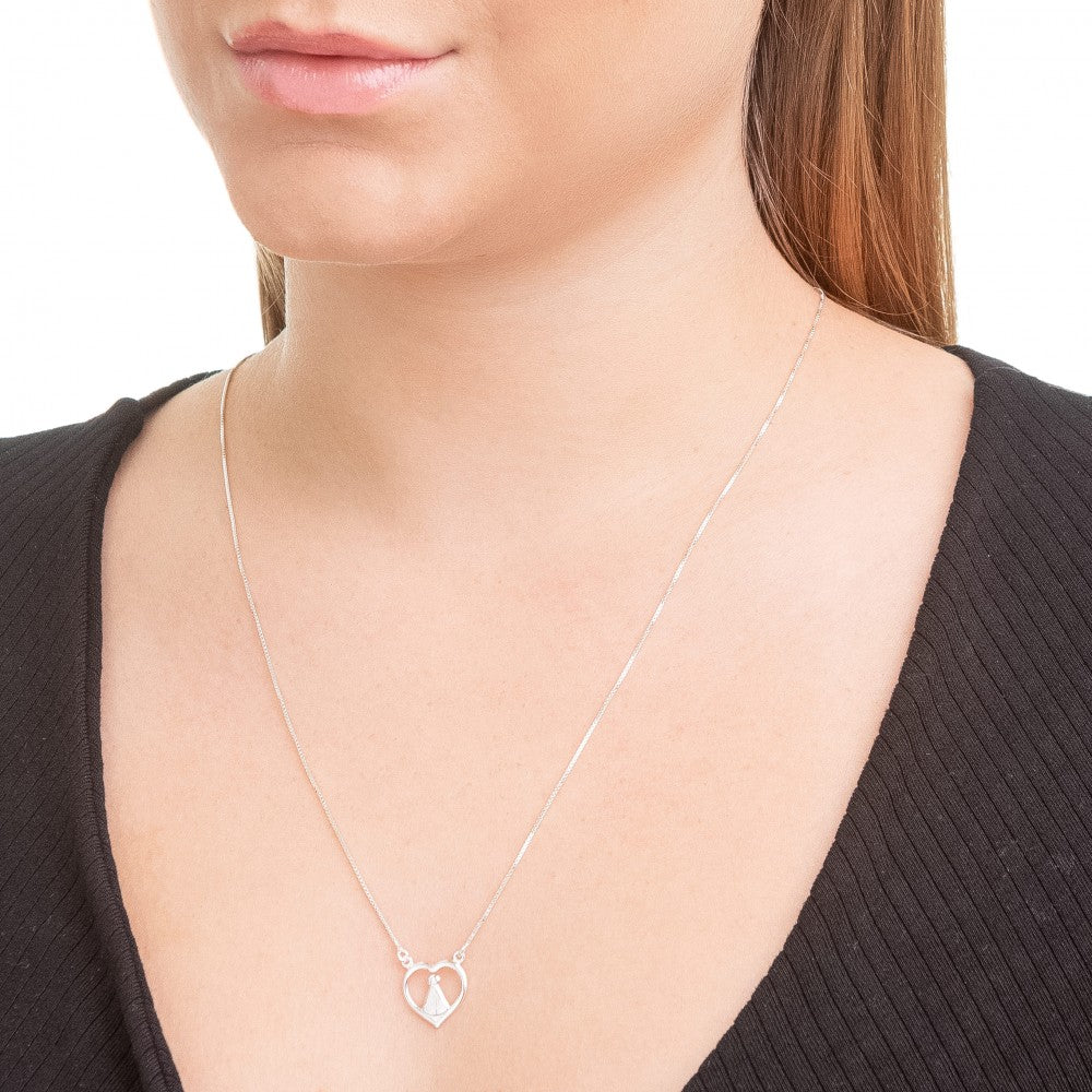 Escapulário Coração N. Sª Aparecida e Espírito Santo